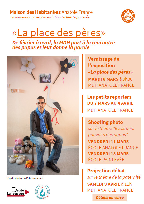exposition participative paternité grenoble Maison des habitants Anatole France